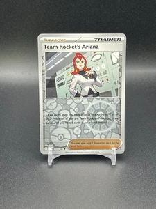 Team Rocket's Ariana 171/182 Entrenador Apoyador Rivales Destinos Holograma Inverso - Imagen 1 de 3