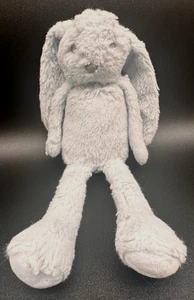 Blue 11" Plush Bunny Rabbit Long Legs and Ears Gray Eyes and Nose - Picture 1 of 9
