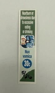 Boiron Homeopathic Relieves Heartburn Drowsiness Nux Vomica 30C 80 Pellet NEW - Picture 1 of 4