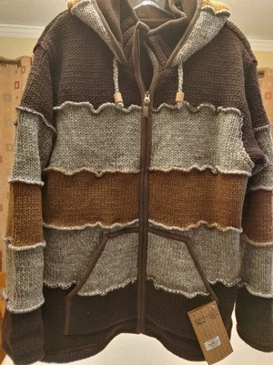 Мужской шерстяной флисовый свитер Lost Horizons Selkirk с подкладкой размер M - Изображение 1 из 4