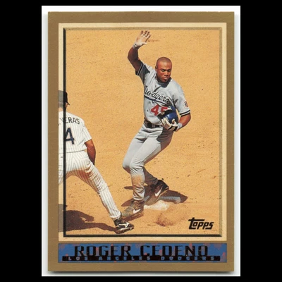 Roger Cedeno #371 1998 Topps Los Angeles Dodgers Baseball Card MLB NM - Imagem 1 de 3