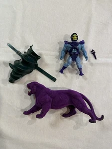 Vintage Motu Skeletor + Panthor Figurenset Geschenkset Havok Staff Saddle - Bild 1 von 19