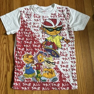 Nickelodeon Vintage Rocket power T-shirt All Over Print size 14 - Picture 1 of 4