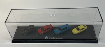 Coches modelo Volkswagen en vitrina original publicidad extranjera Foto 1 de 4