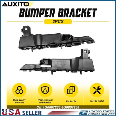 Par de soportes de parachoques delanteros para conductor y pasajero aptos para Audi A6 S6 2012-2018 Foto 1 de 4