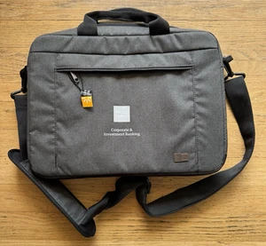 Case Logic Era 14" Wells Fargo Corporate Banking Computer Laptop Messenger Bag - Afbeelding 1 van 4