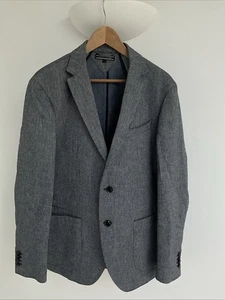 Tommy Hilfiger Men's Tailored Blazer Wool, Blue, Size 52 UK Large - Picture 1 of 10