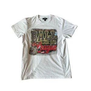 Men's White Akoo Graphic T-Shirt Size XL  - Picture 1 of 6