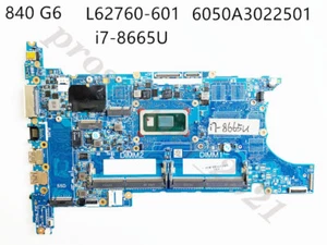 Placa madre para HP 840 850 G6 con CPU I7-8665U 6050A3022501 L62760-601 L62760-001 L62760-001 - Imagen 1 de 7