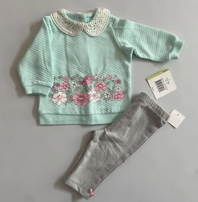 Conjunto de 2 piezas para bebé niña LITTLE ME - talla 3 meses Foto 1 de 4