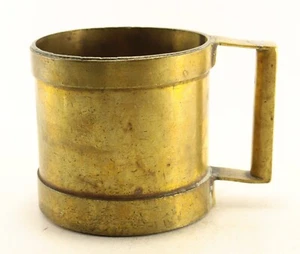 = Antique 1800's Mercantile Measure Cup, Solid Bronze/Brass - Picture 1 of 24