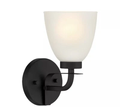 2 caixas - 2 luzes - Minka Lavery 2881 Kaitlen 10" de altura arandela de banheiro - carvão - Imagem 1 de 4