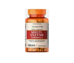 Puritan's Pride Super Strength Multi Enzyme - 120 Caplets - Picture 1 of 4