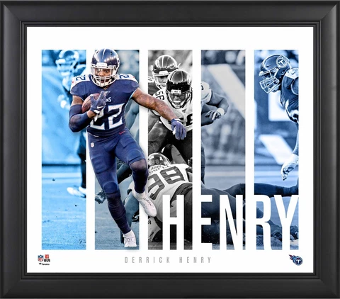 Derrick Henry Tennessee Titans Framed 15x17 Player Panel Collage Cover