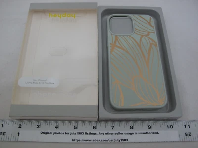 NEW Heyday Hard Shell Phone Case iPhone 12 Pro Max, 13 Pro Max ABSTRACT BOTANIC - Image 1 of 4