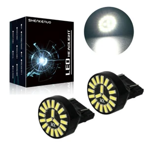 3157 3057 4157 LED Reverse Backup Light Bulbs 6000K White Super Bright Plug&Play - Picture 1 of 12