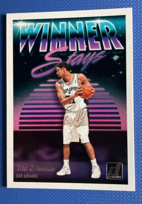 2018 Panini Donruss Winner Stays Tim Duncan #12 - Image 1 of 2