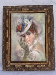 Frederic John Lloyd Strevens Gerahmte Kunst Litho D.A.C. New York Victorian Lady 10 x 8 Zoll - Bild 1 von 5