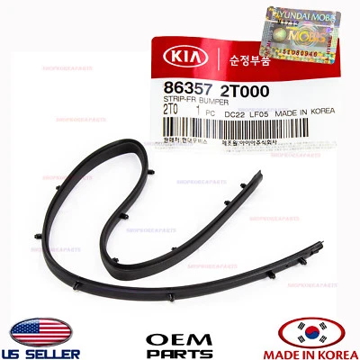 Tira protectora de goma genuina para capó Kia Optima 2011-15 Foto 1 de 4