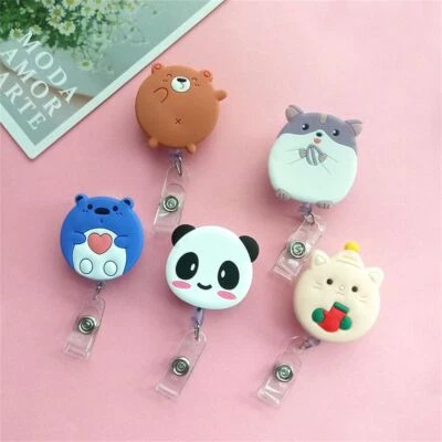 Card Name Card Holder ID Card Clips Nurse Badge Holder Retractable Badge Reel
