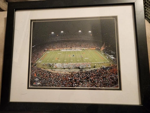 Miami Hurricanes Last Game at Orange Bowl Framed Cover