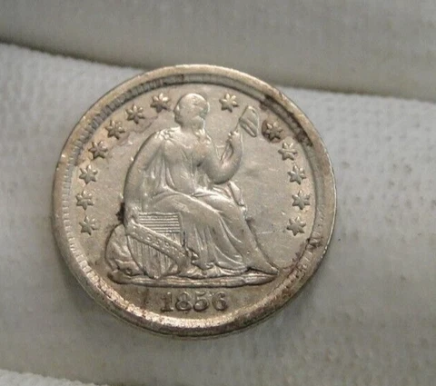 1856 O Seated Liberty Half Dime Cover