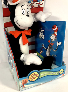 2003 The Cat In The Hat Dr. Seuss 16” Poseable Plush Official Movie Merchandise
