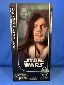 Sideshow Star Wars EXCLUSIVE Qui-Gon Jinn Jedi Master 2006 Complete MIB - Picture 1 of 9