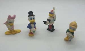 Lot of 4 Vintage Disney 1991 Kellogg Duck Tales Cereal Toy Figures Cake Toppers - Picture 1 of 6