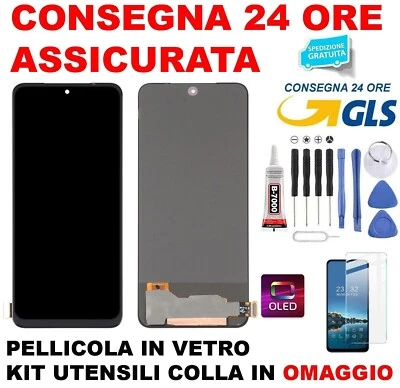 DISPLAY LCD OLED XIAOMI REDMI NOTE 12 4G 23021RAA2Y / 5G 22101317C TOUCH VETRO - Immagine 1 di 4