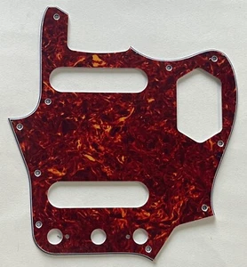 4 Ply Red Tortoise Pickguard Fit Fender Japan Reissued Jaguar Style Guitar Parts - Picture 1 of 6
