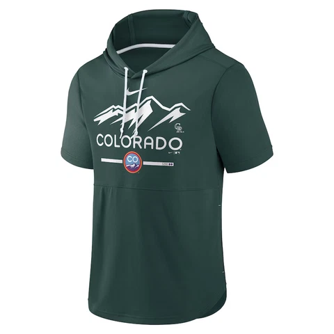 Colorado Rockies Nike City Connect Short Sleeve Pullover Hoodie Men's 2023 MLB Cover
