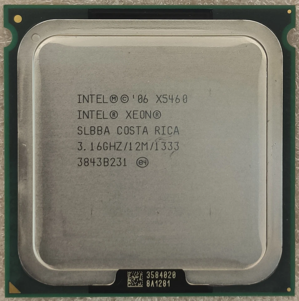 Intel Xeon X5460 Quad-Core 3.16GHz 12MB 1333MHz LGA771 120W CPU Processor SLANP - Image 1 of 1