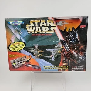 Vader's Lightsaber Death Star 1996 Star Wars Micro Machines Space Adventure Gear - Picture 1 of 6
