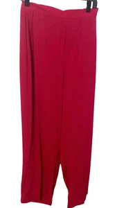 Maggie Barnes Womens Pink Fuchsia Pants Size 4X Elastic Waist NWT - Picture 1 of 8