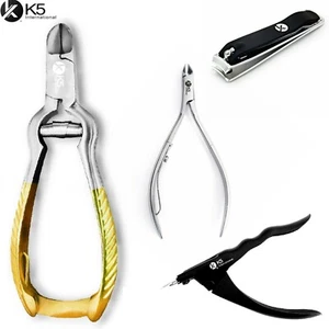 Toe Nail Clippers Cutters for Thick Nails Cuticle Nipper Cutter Manicure Tools - Picture 1 of 16