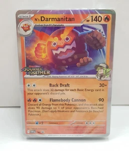 N's Darmanitan SVP EN 181 Journey Together Prerelease Deck Pokemon SEALED - Picture 1 of 4