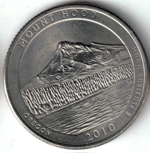 USA - 2010D - Washington ¼ $ - Mount Hood - Rare - #19482 - Picture 1 of 2