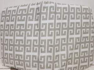 Cover e imbottitura asse da stiro imbottito (per tavole da 54") DESIGN GRIGIO BEIGE E BIANCO, KI - Foto 1 di 11