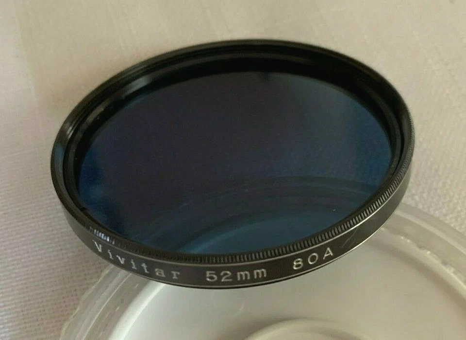 Vivitar 52mm 80A Photographic Filter Camera Photo  - Image 1 of 3