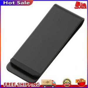 3pcs Metal Stainless Steel Money Clip Holder Folder Collar Clip (Black)