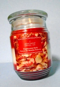 Ashland Christmas Noel Scented Glass Jar Candle Peppermint Bark 17 oz New! - Picture 1 of 4