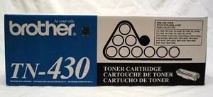 Factory Sealed New Genuine Brother TN-430 Toners in a Triple Pack Brown Box - Photo 1/1