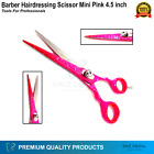 PROFESSIONAL HAIRDRESSING HAIR CUTTING BARBER SALOON SCISSORS 4.5" Pink Coated