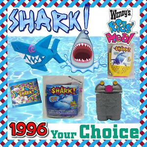Wendy's 1996 SHARK Inflatable Boat BEACH Squirt WATER Sand Tub YOUR Toy CHOICE