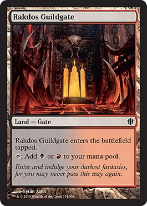 Rakdos Guildgate - Medium Play MTG Commander 2013 Edition - Image 1 of 1