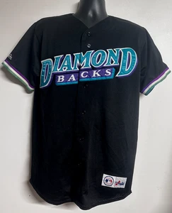 Camiseta de béisbol MLB Arizona D-BACKS #22 Eric Byrnes para hombre talla: M negra - usada - Imagen 1 de 12