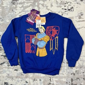 Disney Vintage Phoebus Hunchback Of Notre Dame Boys Sweatshirt Shirt Sz 5 NWT - Picture 1 of 8