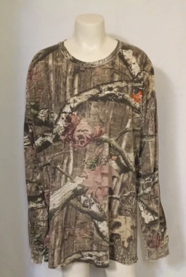 MEN'S 3XL MOSSY OAK BREAK UP INFINITY HUNTING LONG SLEEVE CAMO SHIRT - Image 1 of 4