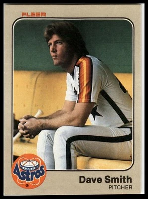 1983 Fleer #466 Dave Smith - Image 1 of 2